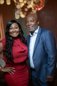 Edwin Bosso and his stylish wife Edith are the owners of the new restaurant Cocody Restaurant and Bar. (Photo by Mickael Zibi )
