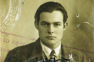 Ernest+Hemingway’s+passport+photo+ca.+1921.