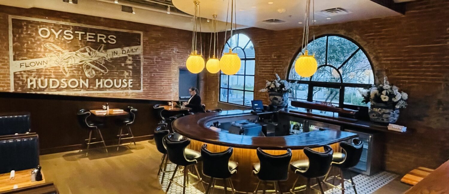 Hudson House – The smaller, sunken bar inside the new Hudson House Fort Worth. (Photo by Courtney Dabney)