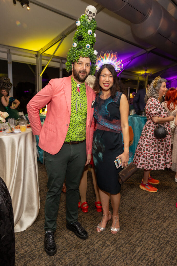 James Hays, Teresa Porter at Lawndale Art Center Hair Ball  (Photo by Jenny Antill Clifton)