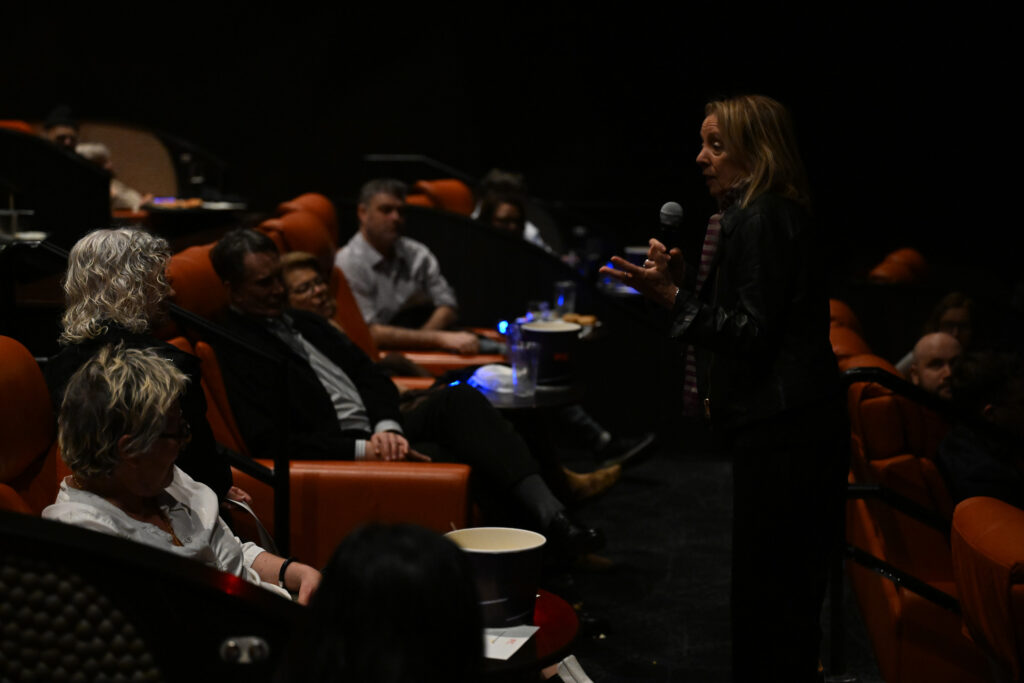 Jamie Bernstein and crowd at IPIC at Houston Chamber Choir "Maestro" preview (Photo by Jeff Grass Photography)
