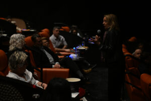 Jamie Bernstein and crowd at iPic_Jeff Grass Photography (Photo by Jeff Grass Photography)