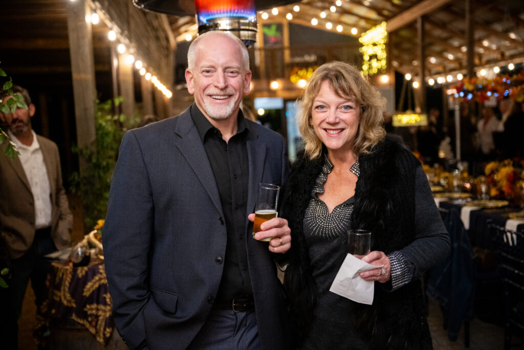 Jeff and Rebecca Deurlein at the Delicious Alchemy dinner benefiting Recipe for Success (Photo by Michelle Watson)