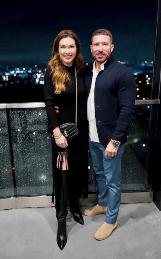 Jentry Kelley, Shawn Lynch at the grand opening of Residences at The Allen. (Photo by Hung L. Truong Photography)