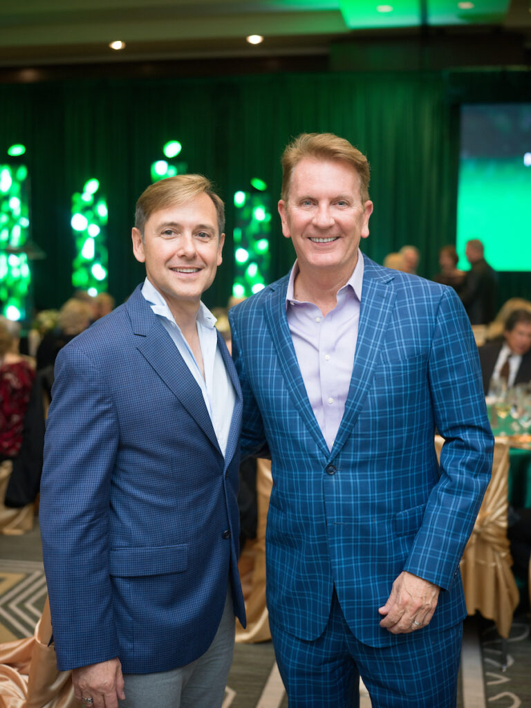 Kevin Gilliard & Frank Billingsley at The Social Book's Houston Treasures awards dinner at the Omni Houston Hotel (Photo by Daniel Ortiz)