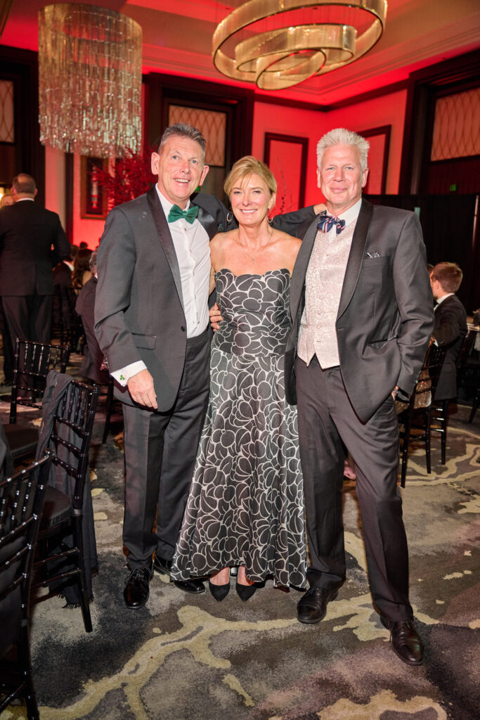Liam & Gill Mallon, Warwick King at the Spindletop Holiday Ball (Photo by PWL Studios/Fulton Davenport)
