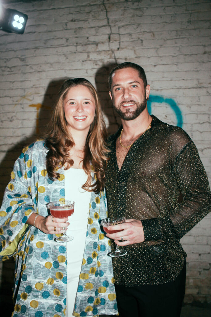 Chantal Martinez, Daniel Crocker of BeDesign at Magpies & Peacocks After Dark (Photo by Jesse Greene)