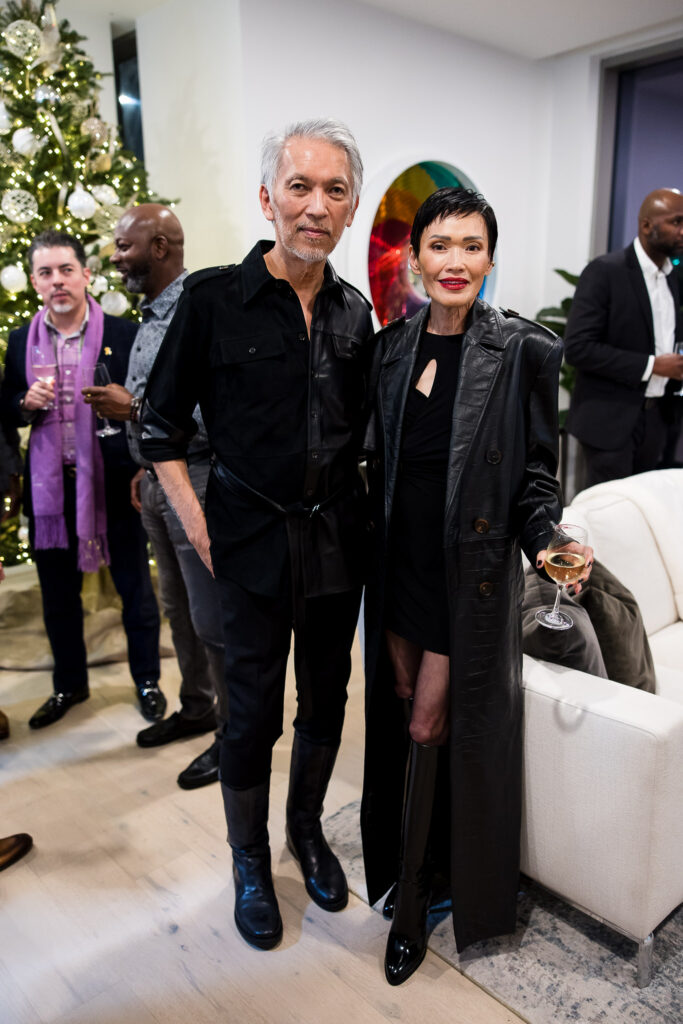 Marc & Duyen Nguyen at the grand opening of Residences at The Allen. (Photo by Hung L. Truong Photography)