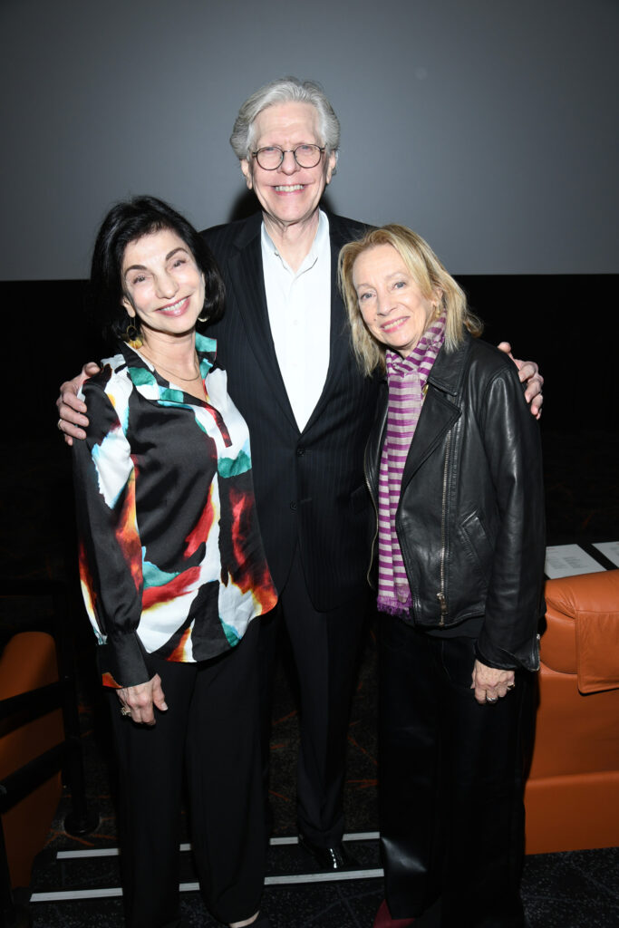 Marianna Parnas-Simpson, Houston Chamber Choir founder and artistic director Robert Simpson, Jamie Bernstein at Houston Chamber Choir "Maestro" preview (Photo by Jeff Grass Photography)