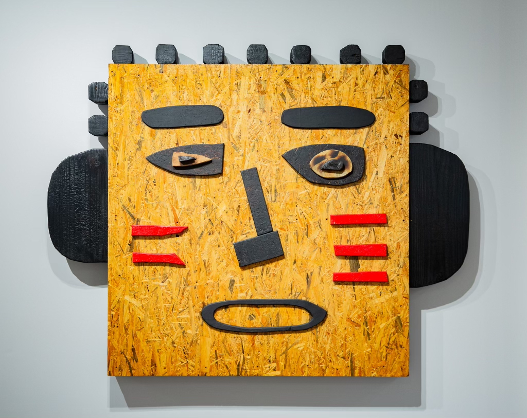 Mr. Tomonoshi's "Bantu Knot Warrior 001," 2023, at Reeves Art + Design (Photo by Jessica Dao)