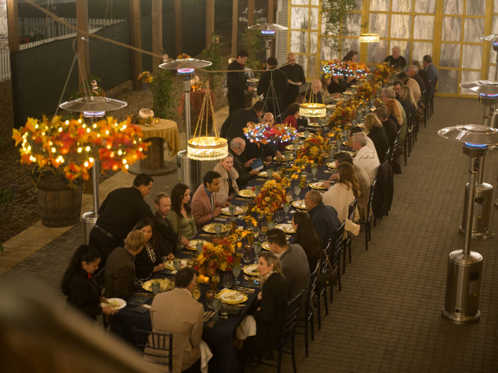 Fifty guests are treated to a 10-course tasting menu at the Delicious Alchemy dinner benefiting Recipe for Success. (Photo by Daniel Ortiz)