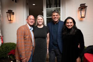 Rebekah and Hao Le, Naveen Pinglay and Lynn Nazareth (Photo by Daniel Ortiz)