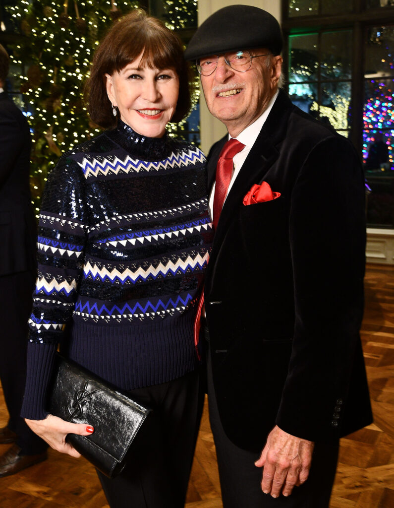 Shelby Hodge & Shafik Rifaat  at the annual Santa's Elves party benefiting MD Anderson Children's Cancer Hospital