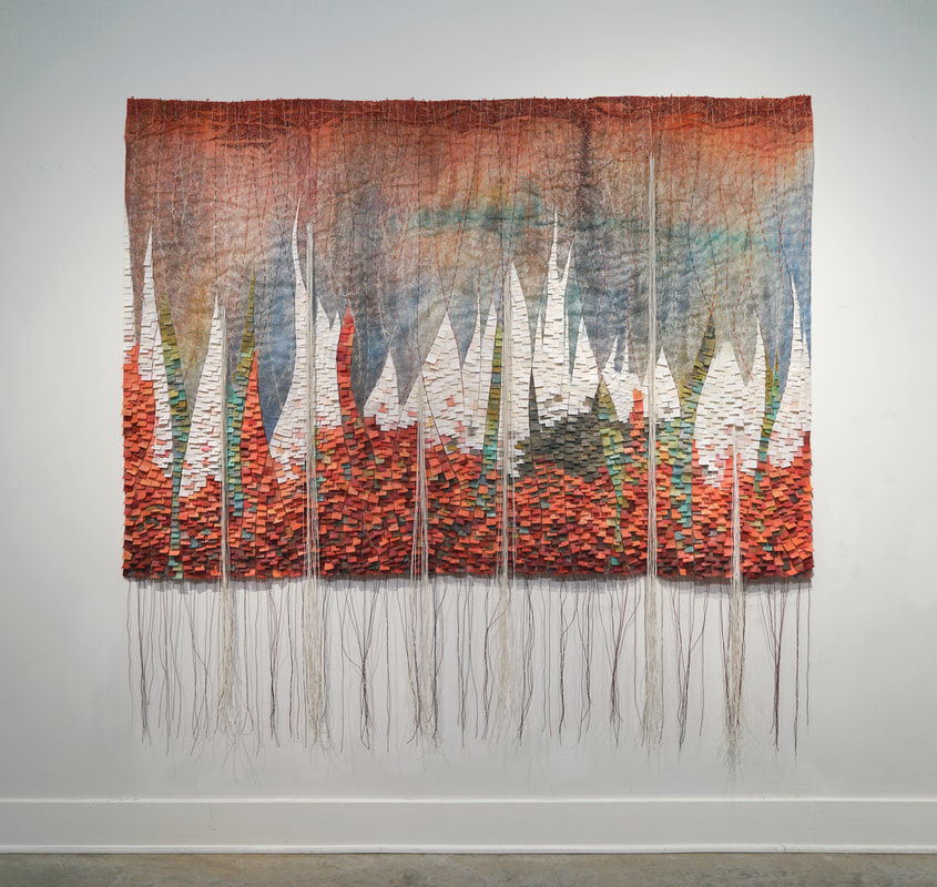 Sherry Tseng Hill, white is the color of shock, 2023, at Moody Gallery (Courtesy Moody Gallery)