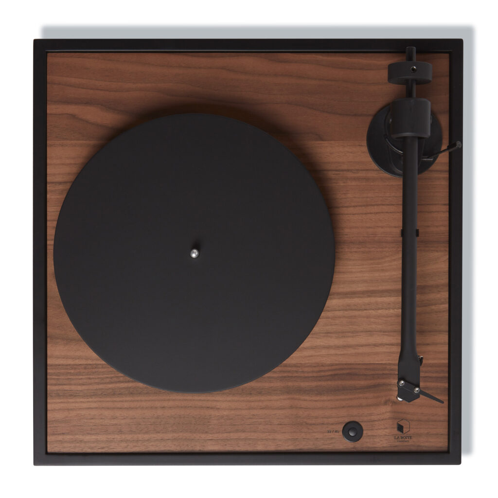 Dance into 2024 with this wooden turntable by La Boite Concept. Made in France, the turntable features Carriat leather, Ortofon technology and wood from the Spanish Basque Country. $850. (Courtesy Museum of Fine Arts Houston Gift Shop)