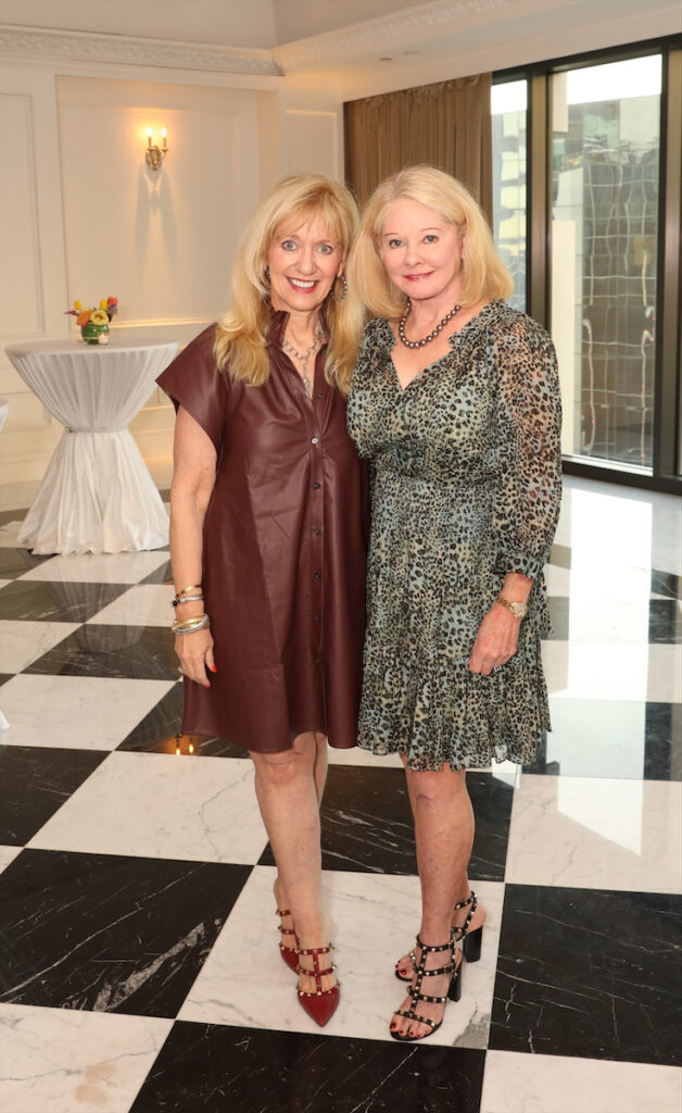 Therese Rourk and Dyann Skelton, pictured at the Patron Party at Hotel Swexan. (Photo by Rob Wythe)(Photo by Rob Wythe)