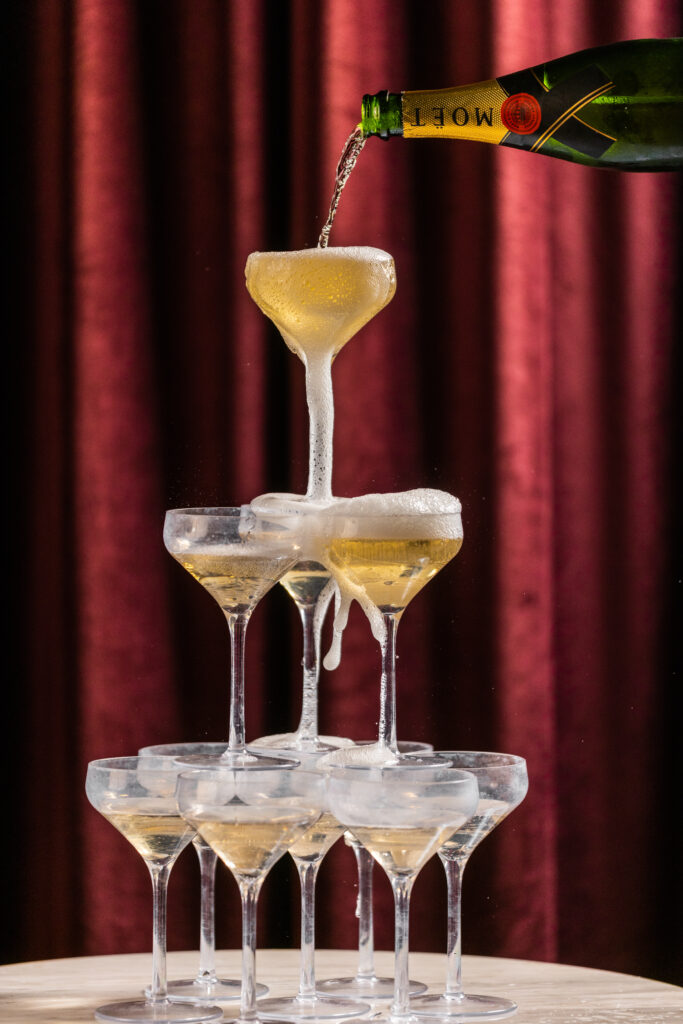Champagne will flow steadily across all the hotel's NYE celebrations.