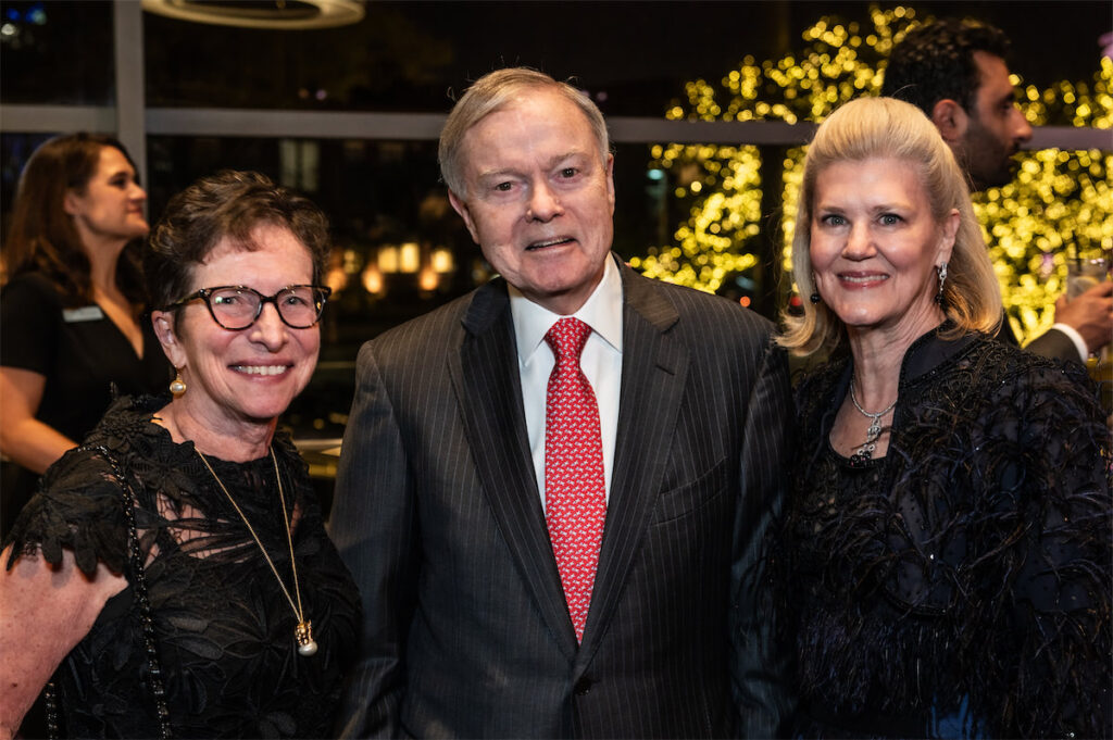Co-chair Diane Brierley, Hal Brierley, co-chair Ellen Winspear (Photo by Can Turkyilmaz)