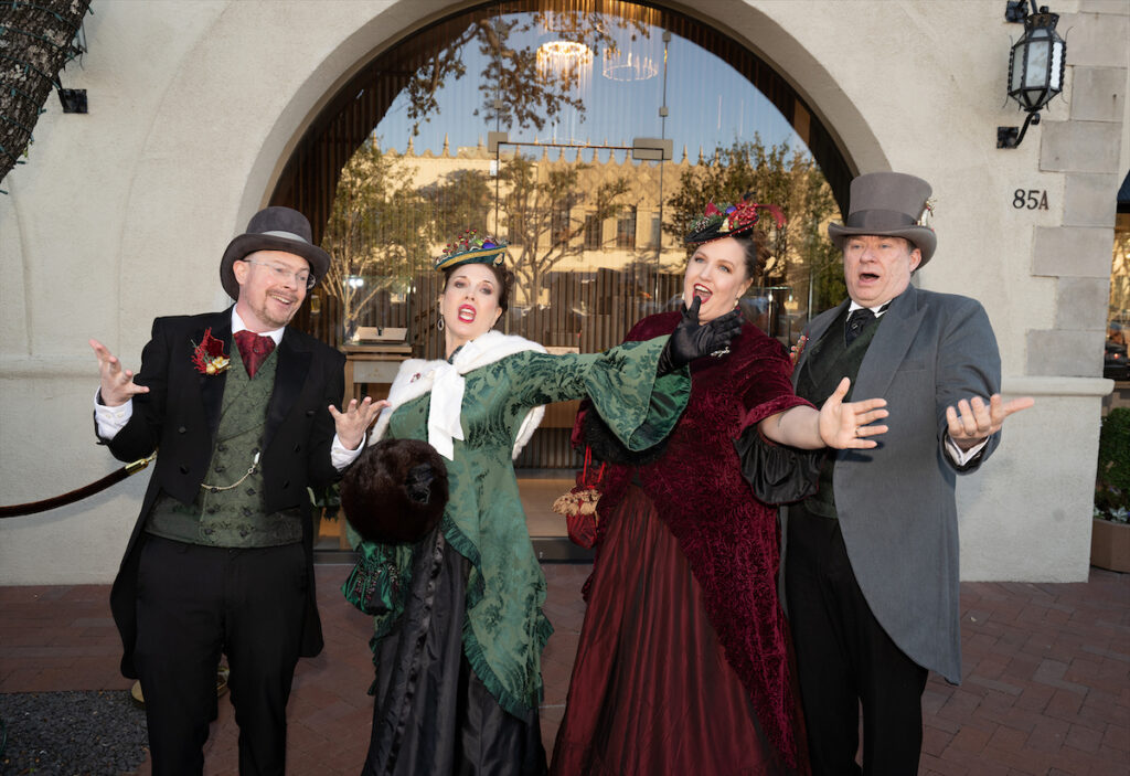 Scenes from the 2023 Highland Park Village Holiday Shopping Stroll. 