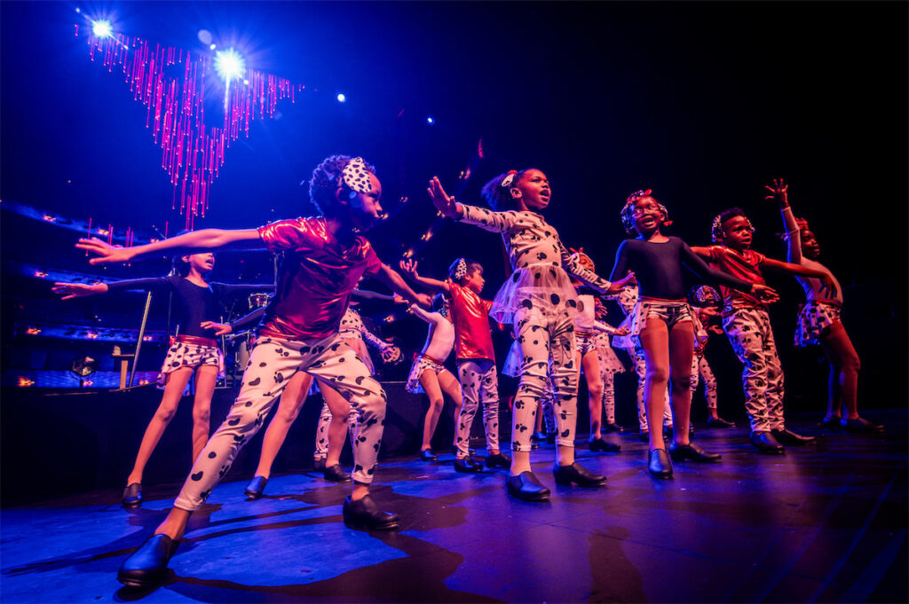 Students from MLK Arts Academy as the "101 Dalmatians."  (Photo by Can Turkyilmaz)