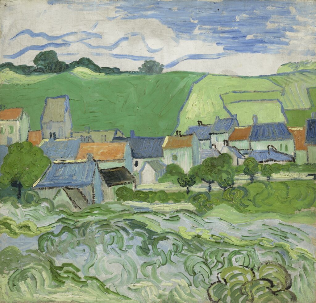 Vincent Van Gogh's "View of Auvers-sur-Oise," 1890 at Van Gogh Museum, Amsterdam. (Photo by © Van Gogh Museum, Amsterdam)