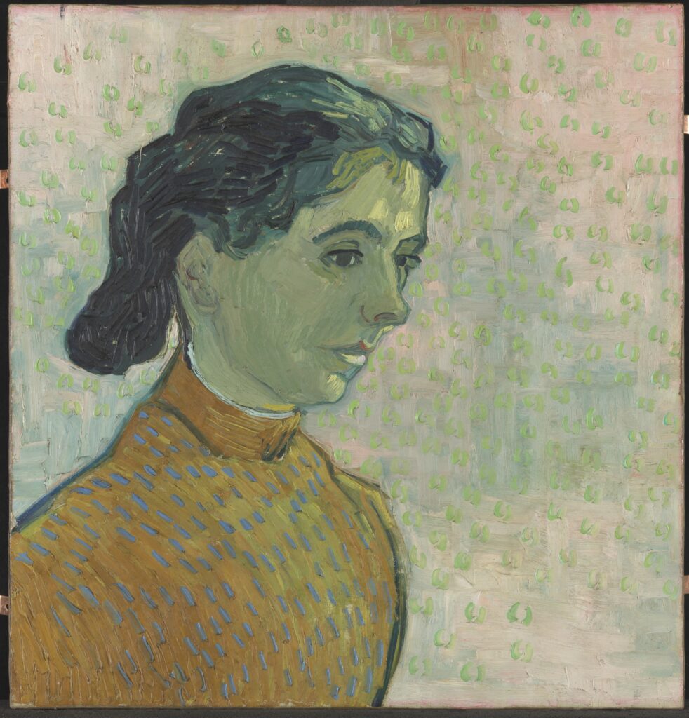Vincent van Gogh's "Portrait de jeune femme," 1890 at Kröller-Müller Museum, Otterlo (Photo © Rik Klein Gotink)