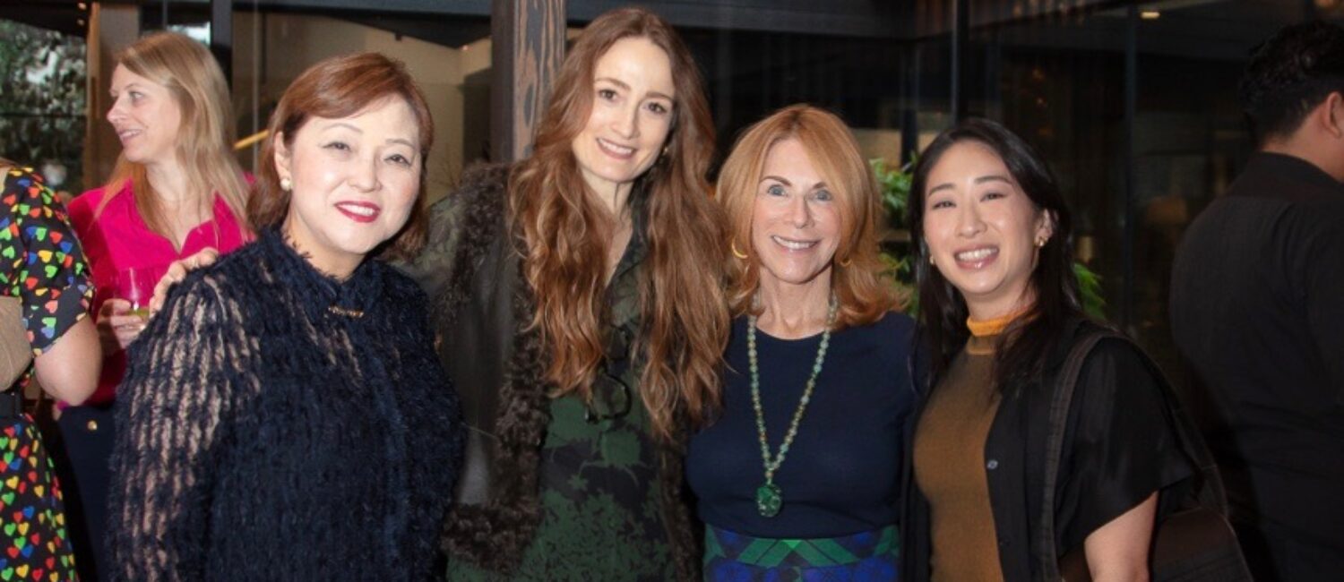 Akemi Saitoh, Julie Kent, Rae Fairfield, Marina Saitoh at the Akris/PaperCity salute to Houston Ballet's Julie Kent. (Photo by Miroma Photography)