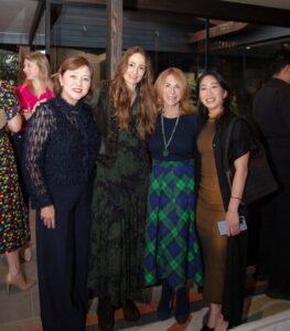Akemi Saitoh, Julie Kent, Rae Fairfield, Marina Saitoh at the Akris/PaperCity salute to Houston Ballet's Julie Kent. (Photo by Miroma Photography)