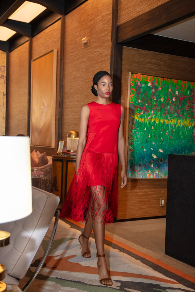  Akris 2024 Spring Summer collection makes its US premiere at the event saluting Houston Ballet's Julie Kent (Photo by Miroma Photography)