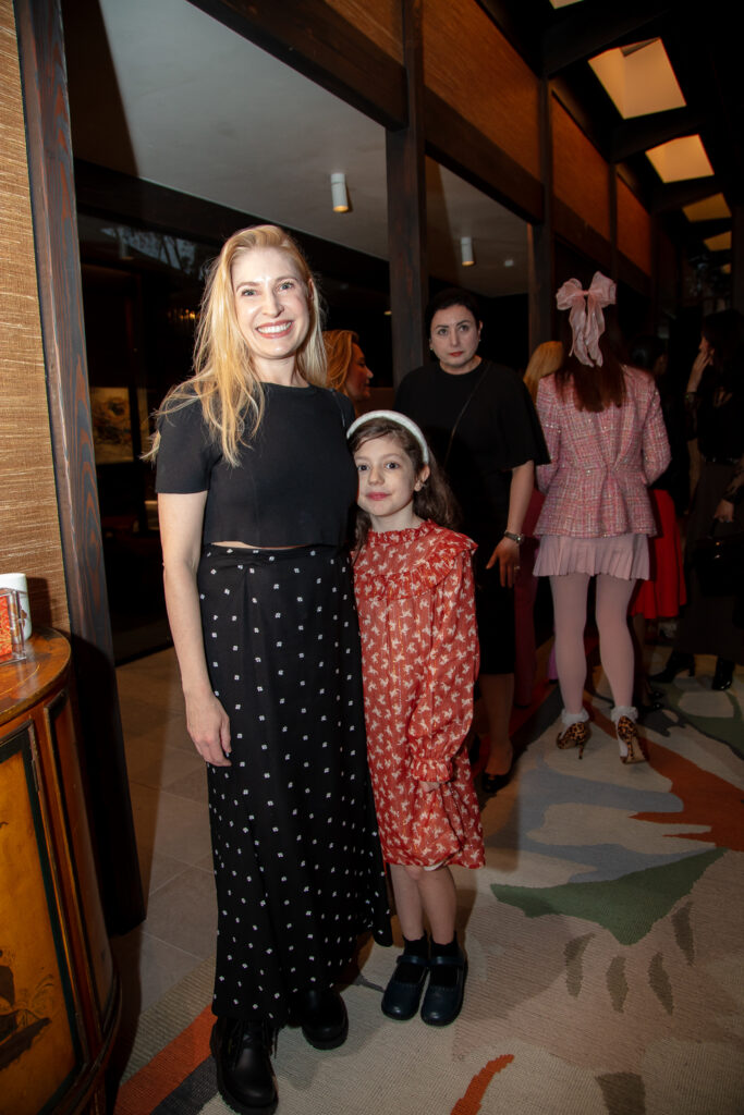 Isabel David and daughter Celine  at the Akris/PaperCity salute to Houston Ballet's Julie Kent (Photo by Miroma Photography)