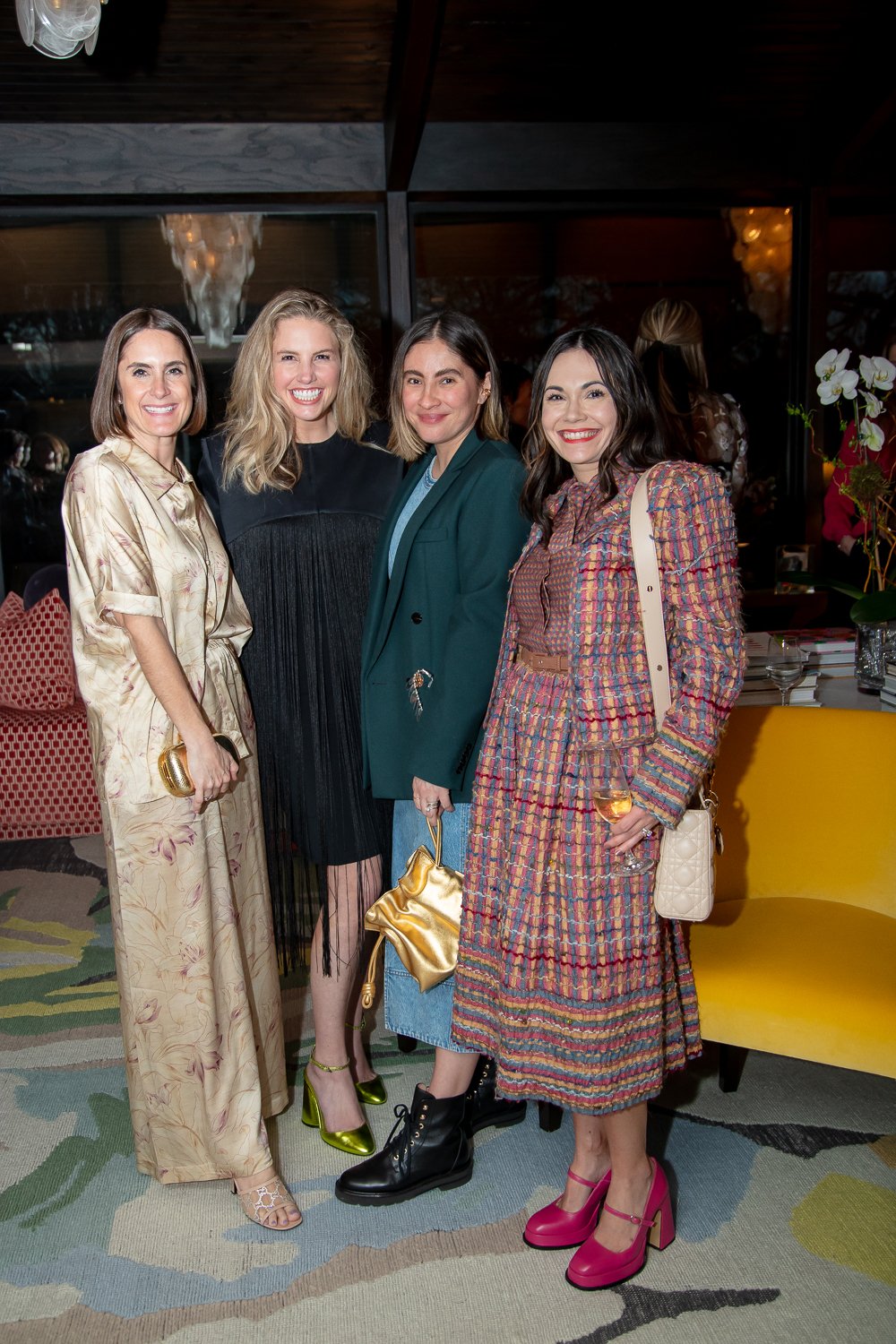 Jenny Weber, Kara McIver, Paulina Padilla, Michele Leal at the Akris/PaperCity salute to Houston Ballet's Julie Kent (Photo by Miroma Photography)