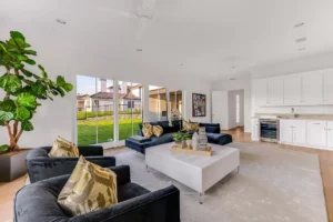 4648 – The flexible den with its full bar and wine fridge add to the entertaining possiblities