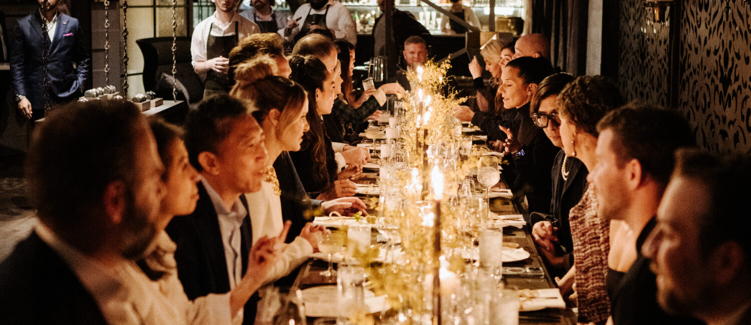 Breitling’s gorgeous candlelit dinner at Grange Hall