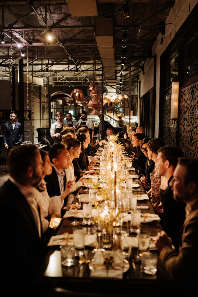 Breitling’s gorgeous candlelit dinner at Grange Hall