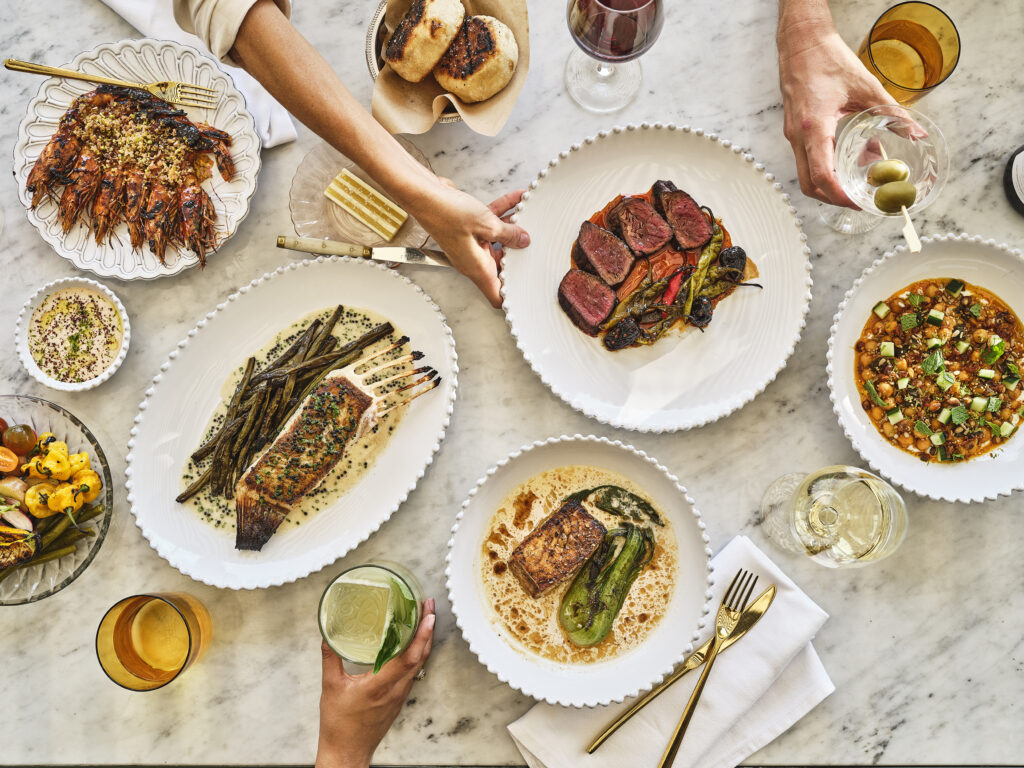 The Lutie's menu offers seasonal dishes, cocktails, and wine. (Courtesy of Auberge Resorts Collection)