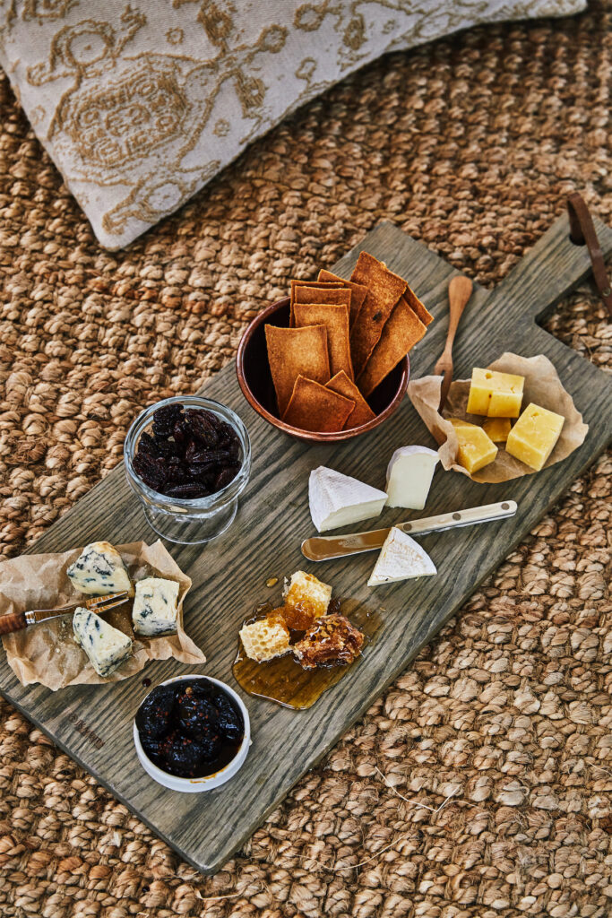 The Texas Cheese Plate is a favorite snack at The Mansion. (Courtesy of Auberge Resorts Collection)