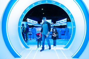 Fan Fest at the George R. Brown Convention Center as the City of Houston hosts the NCAA College Football Championship game with the University of Washington facing off against the University of Michigan at NRG Stadium