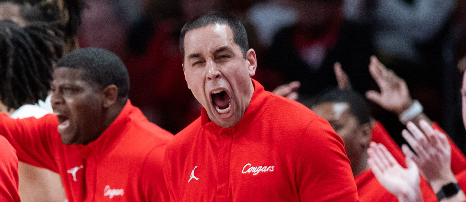 In its first Big XII contest, the University of Houston Cougars beat the University of West Virginia Mountaineers at the Fertitta Center