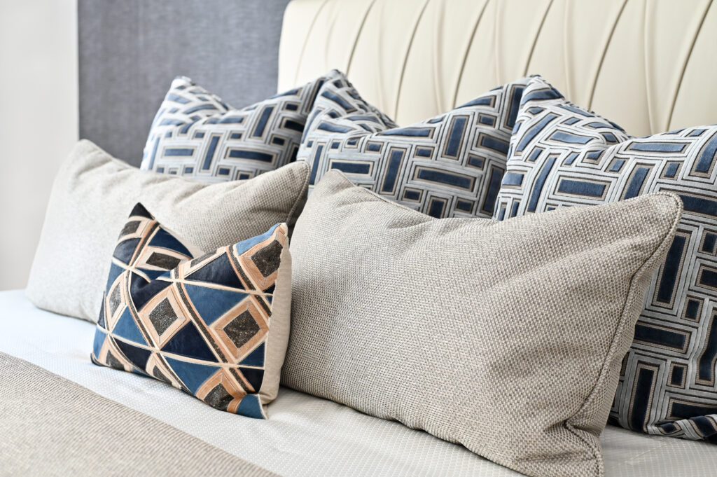 Pillows are just part of what Charbonneau Interiors creates in-house.