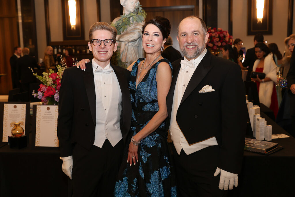 Daniel Irion, Karen Payne, Kirk Kveton at the Houston Symphony Ball (Photo by Priscilla Dickson)