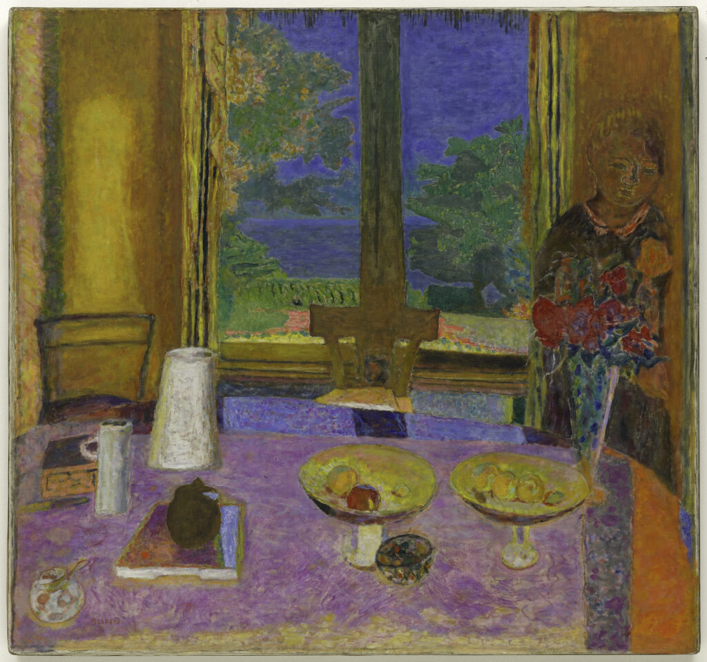 Pierre Bonnard's "Dining Room on the Garden," 1935 (Solomon R. Guggenheim Founding Collection © 2023 Artists Rights Society (ARS), New York) 
