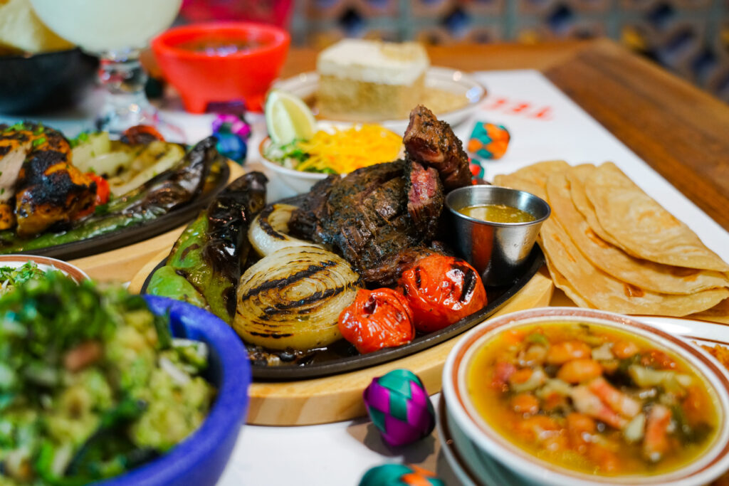 The HiWay Cantina menu, which feels especially chef-driven, features Tex-Mex staples you’ll recognize from mesquite grilled chicken and beef fajitas al carbon. (Photo by Mikah Danae)