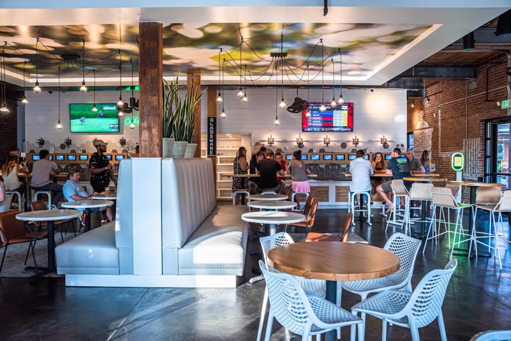 A peek inside Hoppin' in Greenville, South Carolina.