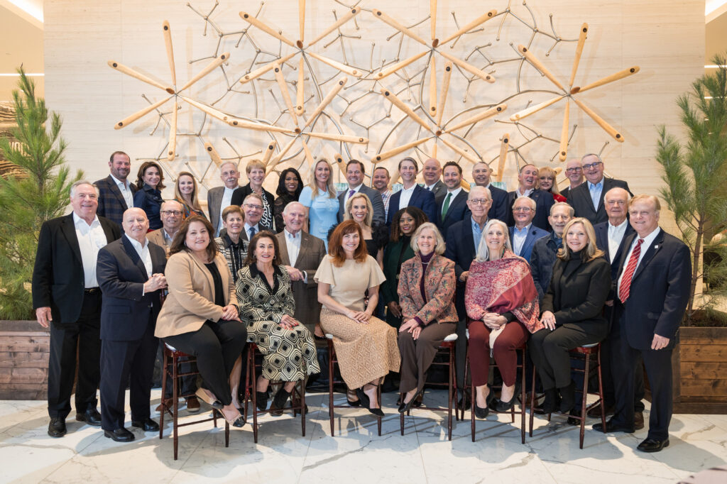 Some of the 162 previously named Hometown Heroes were in attendance at the 2024 reveal at The Waterway Towers. (Photo by Daniela Weaver)