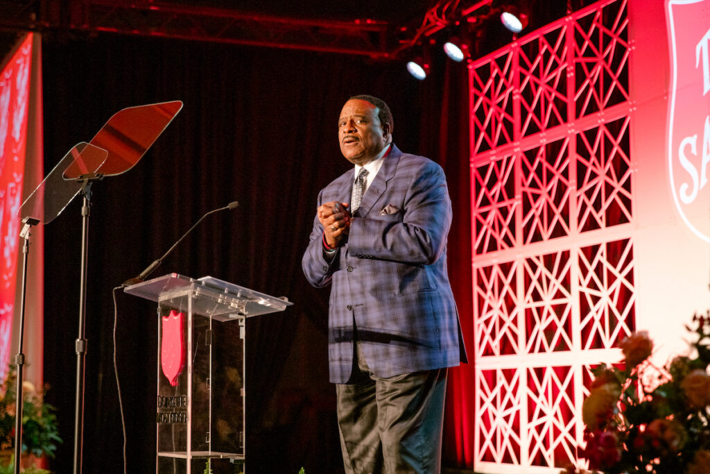 James Brown at the Salvation Army of North Texas' 2023 "Doing the Most Good" Luncheon. 