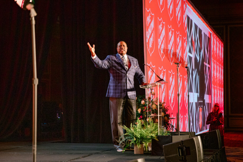 James Brown at the Salvation Army of North Texas' 2023 "Doing the Most Good" Luncheon. 