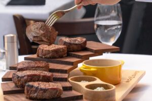 Kobe – Nick and Sam’s Stairway to Heaven presents a dazzling array of A5 wagyu cuts