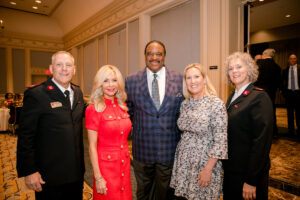 Major Paul McFarland, Lisa Cooley, James Brown, Lisa Singleton, Major Dawn McFarland