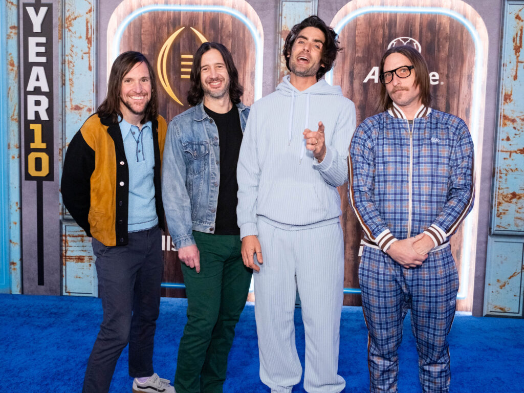 The All-American Rejects made it out for the ESPN party. (Photo by F. Carter Smith)