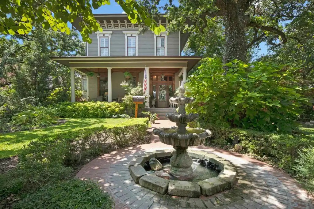 The Victorian main house of the soon-to-open Saddlerock Wine + Beer Co. in Fort Worth. 